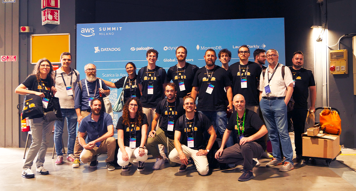 Il team di Miriade ad AWS Summit Milano 2023!
